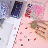 150Pcs 6 Colors Transparent Glass Beads GGLA-SC0001-17-3