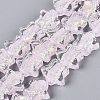 Handmade Foil Glass Beads Strands FOIL-Q002-07E-1