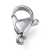 Tarnish Resistant 316 Surgical Stainless Steel Lobster Claw Clasps STAS-M281-01P-D-1