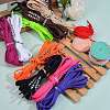 32Pcs 16 Colors Polyester Flat Custom Shoelace AJEW-SZ0001-91-5