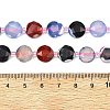 Natural Fire Crackle Agate Beads Strands G-C116-A194-01-5