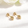 304 Stainless Steel Skull Stud Earrings LS-EJEW-C166-01G-1