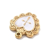 304 Stainless Steel Enamel Pendants STAS-M092-12G-02-2