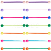 7Pcs 7 Styles Candy Color Acrylic Round Hair Ties OHAR-CP0001-22A-1