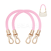 Imitation Leather Braided Round Cord Bag Handles with Zinc Alloy Clasps FIND-WH0126-941B-02-6
