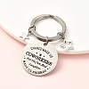 Alloy & 304 Stainless Steel Keychain KEYC-YW00094-08-1