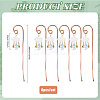 6Pcs Copper & Acrylic & Glass Plant Growth Support DIY-GO00011-2