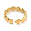 304 Stainless Steel Open Cuff Rings for Women RJEW-L125-07G-02-3