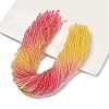 Transparent Painted Glass Beads Strands DGLA-A034-T2mm-A07-1