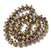 Electroplate Glass Beads Strands EGLA-G038-01A-FP01-2