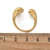304 Stainless Steel Cuff Rings for Women RJEW-A063-01C-G-3