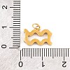 316 Stainless Steel Micro Pave Cubic Zirconia Pendants LS-STAS-K284-01J-G-3