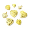 8Pcs 8 Styles Brass Locket Pendants KK-CJ0003-60-8