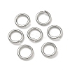 Tarnish Resistant 304 Stainless Steel Open Jump Rings X-STAS-R065-43-1