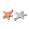 304 Stainless Steel Pendants STAS-C083-08P-01-2