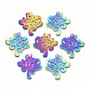 Ion Plating(IP) 201 Stainless Steel Pendants LS-X-STAS-R114-028-1