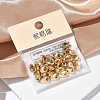 SHEGRACE Brass Beads XGRQ1A263-304G-6