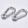 Tarnish Resistant 304 Stainless Steel Rock Climbing Carabiners LS-STAS-N087-23A-01-2