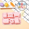 2Pcs Gas Station Themed Silicone Fondant Molds ST-CJ0043-023-6