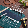 14Pcs 14 Styles High Carbon Steel Leather Craft Tools TOOL-UN0001-61-2