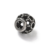 304 Stainless Steel European Beads STAS-H238-09B-AS-2