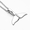 Stainless Steel Pendant Necklaces NJEW-JN02035-2