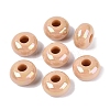 Opaque Acrylic European Beads OACR-E033-19H-1