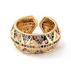 Colorful Cubic Zirconia Dome Ring for Her RJEW-C017-02G-RS-1