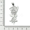 Non-Tarnish 201 Stainless Steel Pendants STAS-U003-16P-3