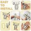 DIY Rectangle Pendant Making Kits DIY-FS0009-40-3