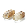 Faceted No Hole Synthetic Tigerskin Glass Double Terminated Points LS-G-K034-20mm-12-2