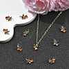 SHEGRACE Brass & Cubic Zirconia Charms XGRQ1R992-360G-5