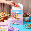 5Pcs 5 Styles Printed Paper Gift Tote Bags ABAG-TA0001-53-6