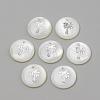 Freshwater Shell Pendants SHEL-Q010-008P-1