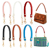 6Pcs 6 Colors PU Imitation Leather Bag Handles FIND-PH0009-50-1