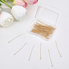 100Pcs Brass Eye Pins KK-ME0004-82-4
