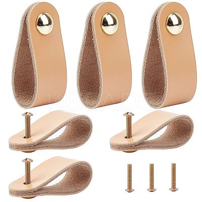PU Leather Door Handles FIND-WH0052-53C-1