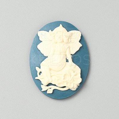 Opaque Resin Decoden Cabochons LS-RESI-WH0034-52B-01-1