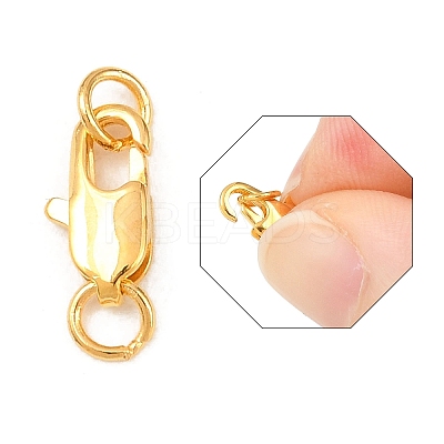 Brass Lobster Claw Clasps LS-X-KK-KK801-G-1