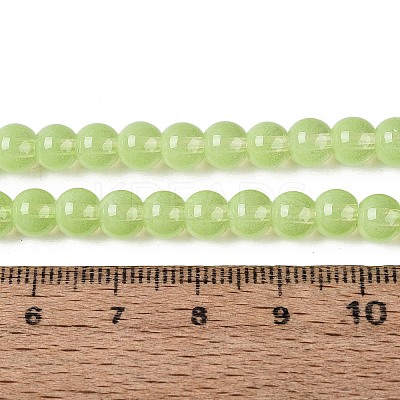 Transparent Glass Imitation Cat Eye Beads Strands GLAA-Q110-01B-09-1