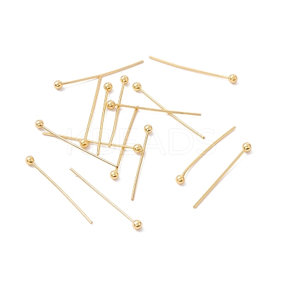 Brass Ball Head Pins KK-WH0058-02A-G01-1