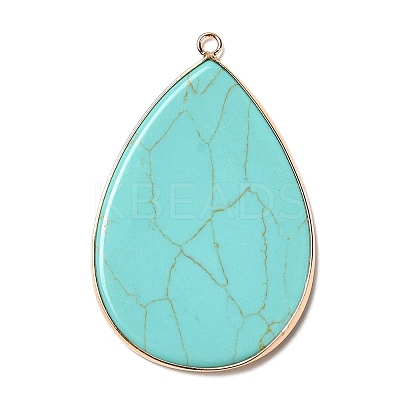 Natural & Synthetic Mixed Gemstone Big Pendants G-R492-02G-1