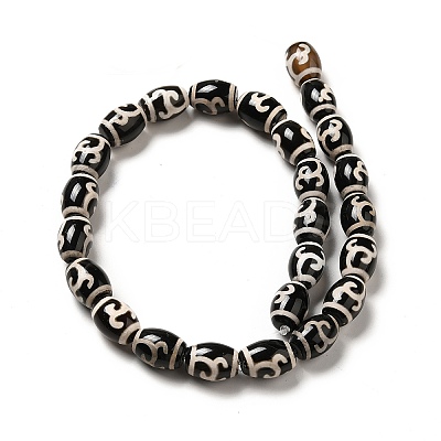 Tibetan Style dZi Beads Strands G-F726-A05-1