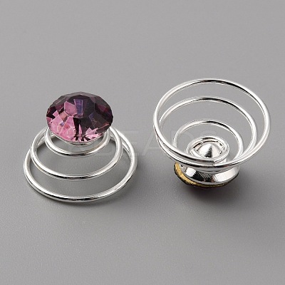 Fashion Iron Spirl Coils Hair Clip OHAR-WH0021-15A-1