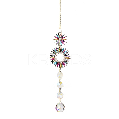 Alloy Rhinestone Hanging Ornaments LS-HJEW-E012-02G-03-1