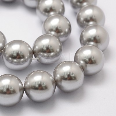 Shell Pearl Beads Strands BSHE-L026-05-12mm-1