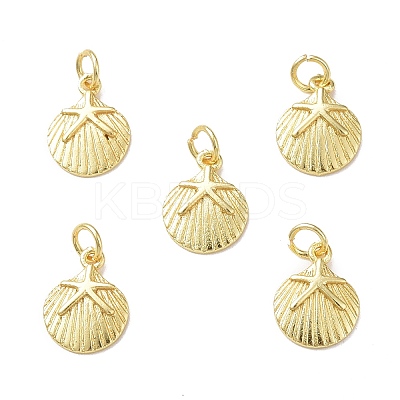 Rack Plating Brass Charms X-KK-F849-01G-1