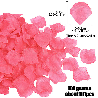 100G Satin Artificial Rose Petals DIY-SP0005-68B-1