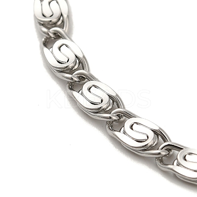 304 Stainless Steel Lumachina Chain Bracelets BJEW-C079-01B-P-1