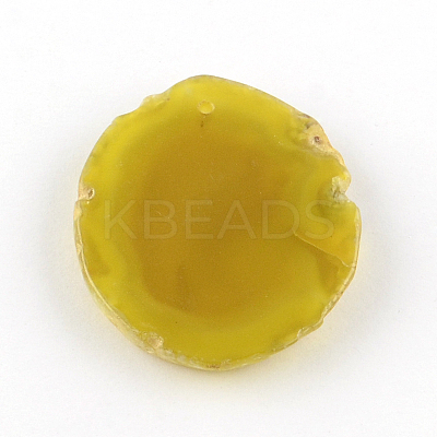 Dyed Mixed Shape Natural Agate Gemstone Big Pendants G-R300-06-1